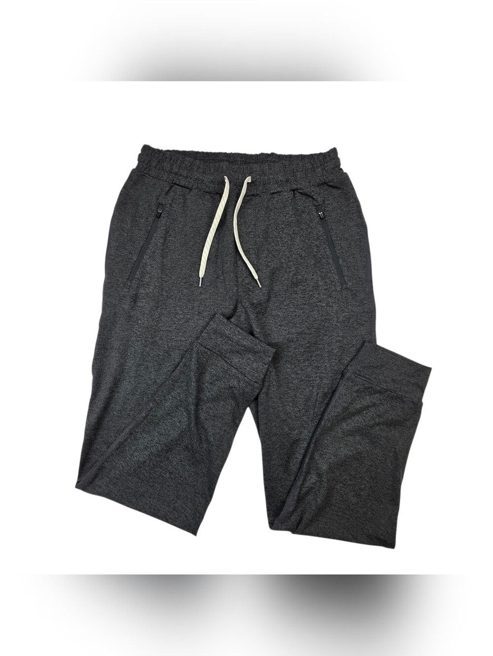 Vuori Pants Mens Medium Black Ponto Performance Jogger Athletic Zip Pocket